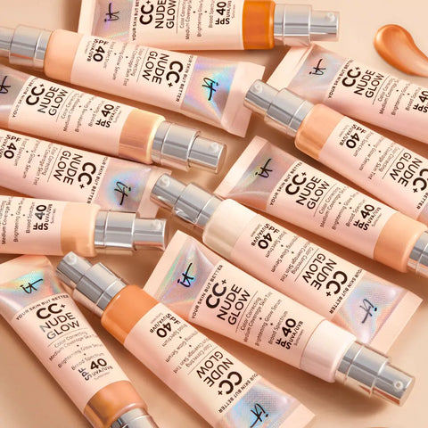 IT Cosmetics Your Skin But Better CC+ Nude Glow Lightweight Foundation + Glow Serum with SPF40